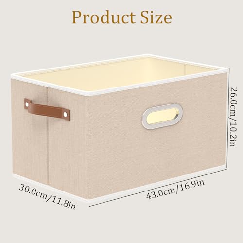Foldable Storage Baskets for Shelves