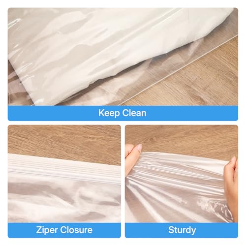 50Pcs Clear 18" x 24" Large Storage Plastic Bags (50 Count)