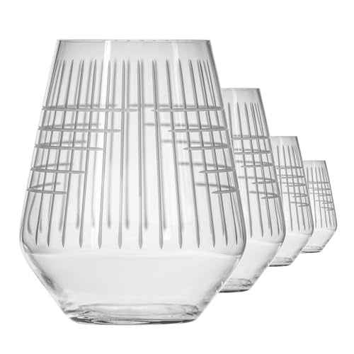 Matchstick Stemless Wine Tumbler 18 ounce (4 Count)