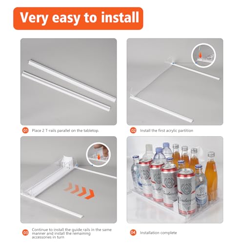 Stackable Soda Can Organizer for Refrigerator