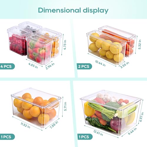 8 Pack Fridge Organizers (8 Count)