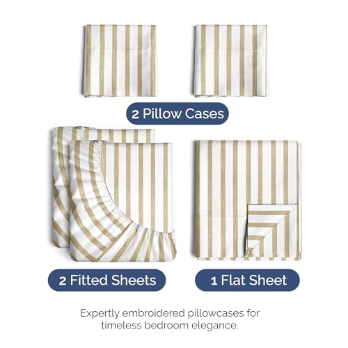 Split King Size 5 Piece Sheet Set