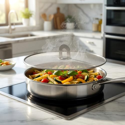 2 Piece Splatter Screens for Frying Pan
