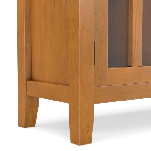 Artisan 30" Wide Solid Wood Cabinet in Light Golden Brown
