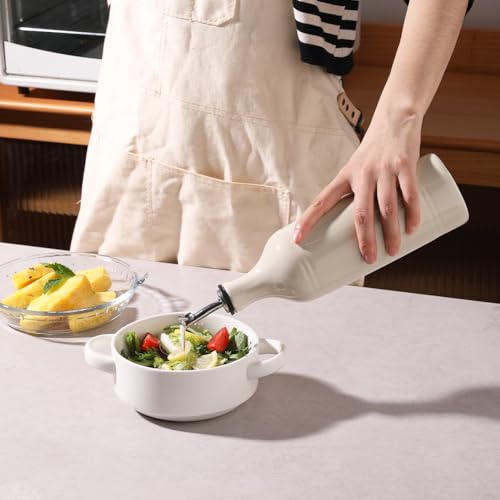 Sweejar Large Ceramic Olive Oil Dispenser Bottle