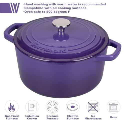 Enameled Cast Iron Dutch Oven Pot with Lid