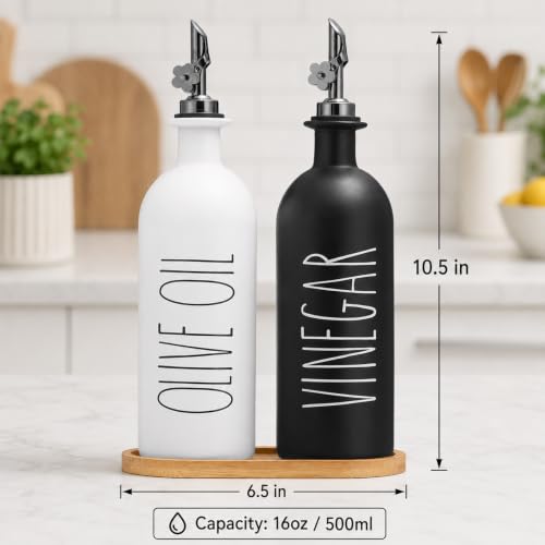 16oz Olive Oil Dispenser Bottles for Kitchen