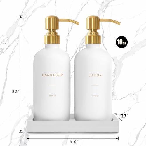 Gold Soap Dispenser Bathroom Set (2 Count)