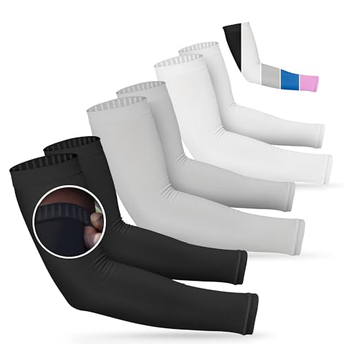 Non Slip Cooling Arm Sleeves for Men & Women