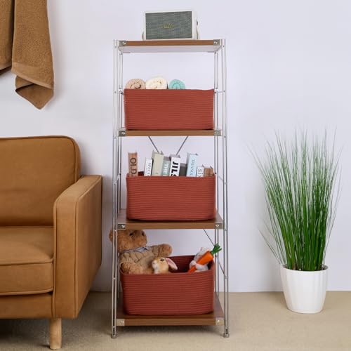 Large Storage Baskets for Organizing (4 Count)