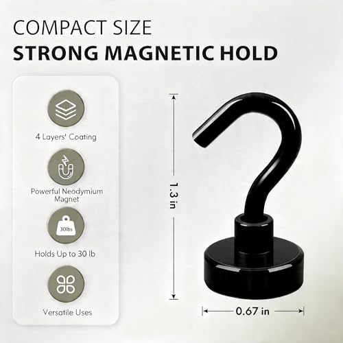 Magnetic Hooks (12 Count)
