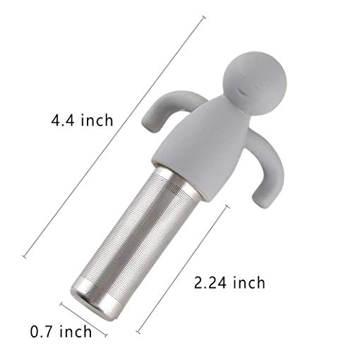 Tea Infuser for Loose Tea Fine Mesh Tea Steeper (2 Count)