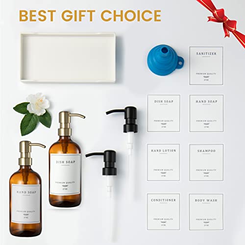 Glass Soap Dispenser for Kitchen