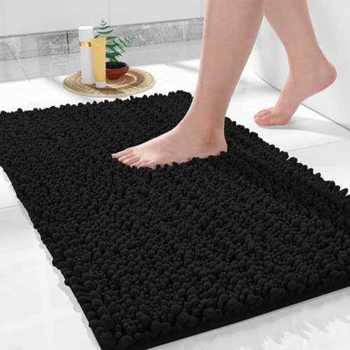 Large Bathroom Rugs Non Slip Washable 36x24 Inch