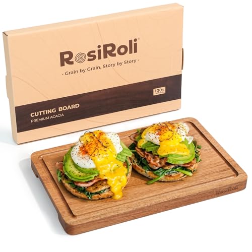 Small Acacia Wood Cutting Board for Kitchen