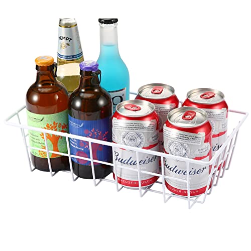 Freezer Organizer Bins for Upright Freezer Metal Wire Baskets (6 Count)