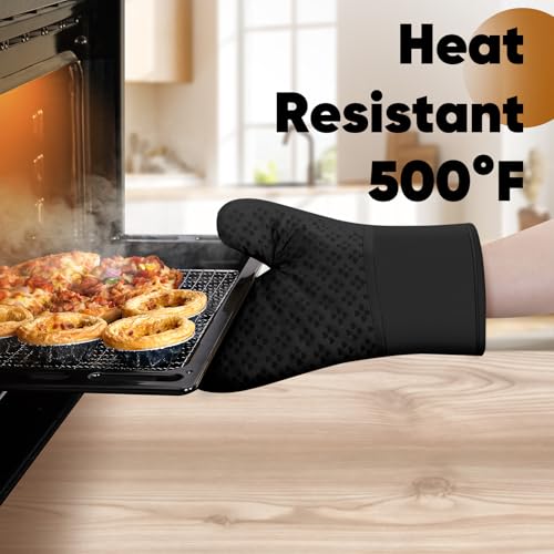 Oven Mitts and Pot Holders 4 Sets (4 Count)
