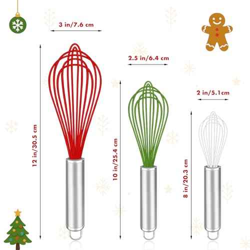 Christmas Whisk Set of 3 (3 Count)