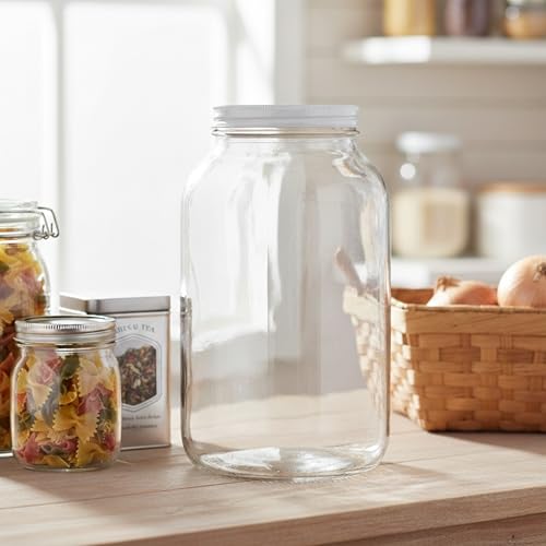 Large Glass Jars 1 Gallon (4 Count)