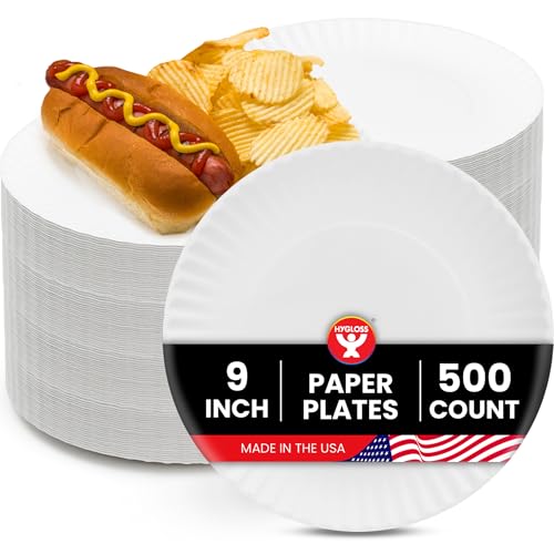 Bulk Paper Plates 9 (500 Count)
