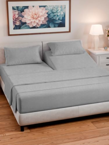 Flex Top Split Head King 4 Piece Sheet Set