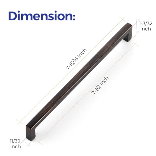 Oil Rubbed Bronze Cabinet Handles Cabinet Pulls 7 (20 Count)