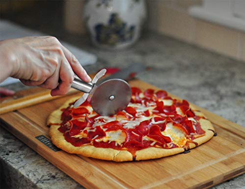4 pcs Pizza Stone & Peel Set (4 Count)