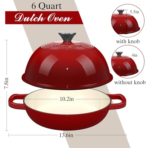Enamelled Cast Iron Dutch Oven Pot