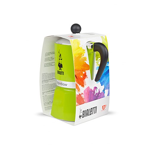 Rainbow Moka Pot in Green