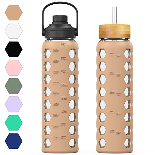 Glass Water Bottle