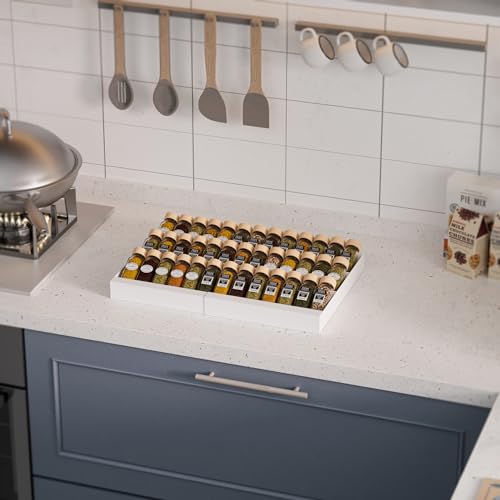 Expandable Metal Spice Drawer Organizer