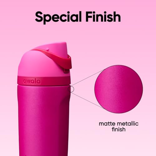 FreeSip Kids Stainless Steel Water Bottle 16 oz Read My Lips