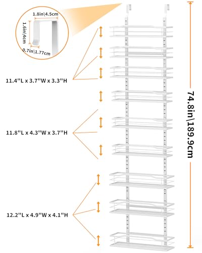 White Narrow 9