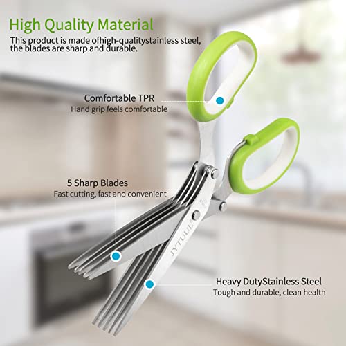 5 Blades Herb Scissors