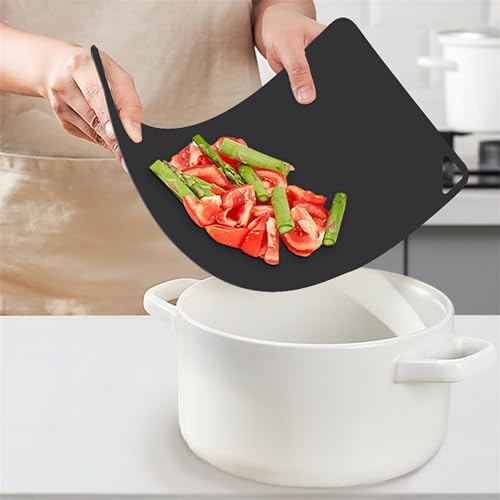 Flexible Plastic Cutting Boards Mats for Kitchen (3 Count)
