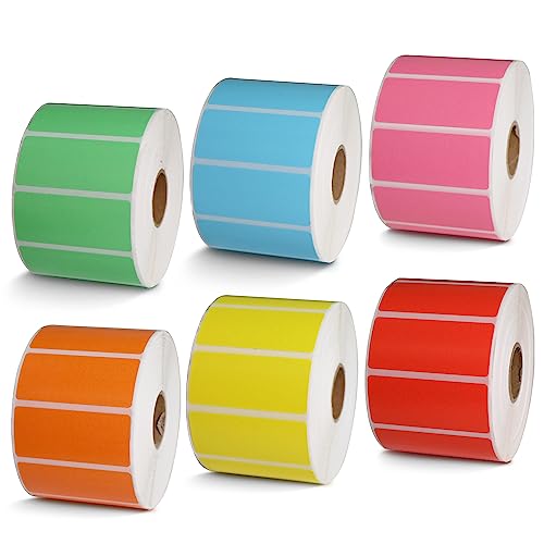 2.25" x 1" 57 mm x 25 mm (6 Count)