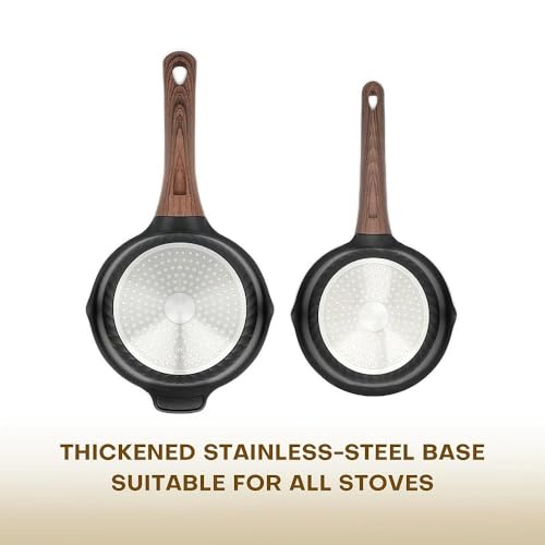 3QT & 4QT Sauce Pot Set with Lids (2 Count)