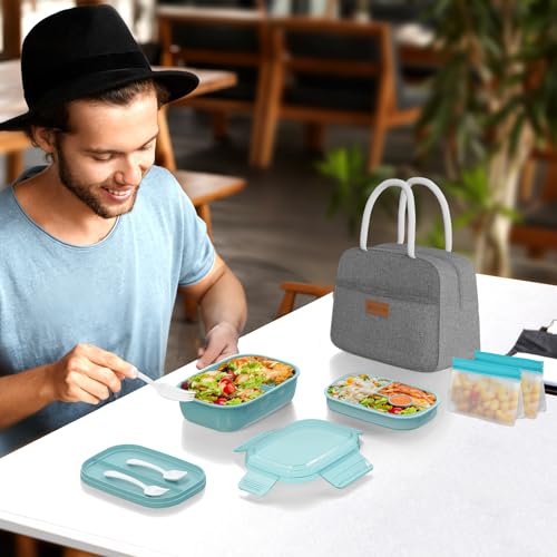 Leakproof Bento Box & Insulated Lunch Bag Set