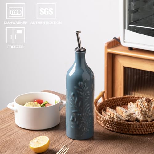 Sweejar Large Olive Oil Dispenser Bottle with Spout