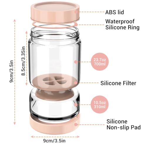 Olive Pickle Jar Container with Strainer Pickling Jar
