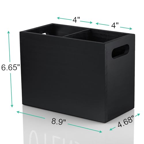 Black Utensil Holder for Kitchen Counter