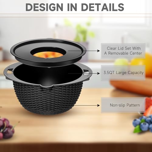 4 1 Colander with Bowl Set