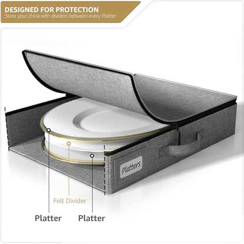 Platter Storage Case for Dinnerware
