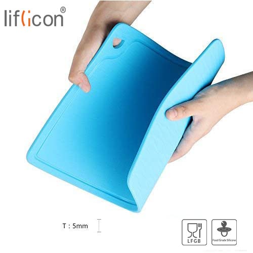 Extra Large Thick Silicone Cutting Boards for Kitchen 14.6'' x 10.43'' Flexible Cutting Chopping Boards