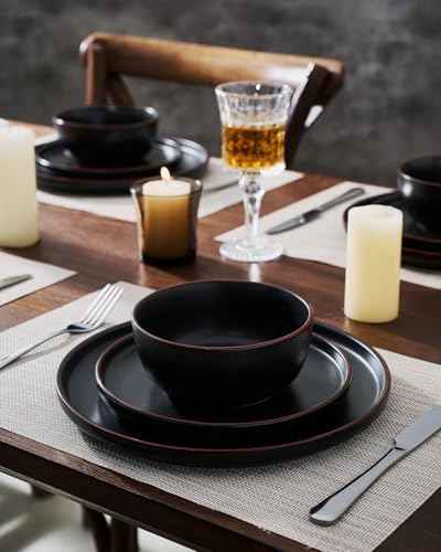 Mercury 12 Piece Stoneware Dinnerware Set (11.98 Count)