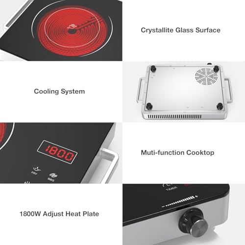 Portable Electric Cooktop 110V