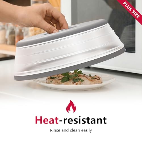 Microwave Splatter Cover Vented for Food with Hook Hole