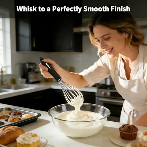 3 Packs Stainless Steel Whisk Set (3 Count)