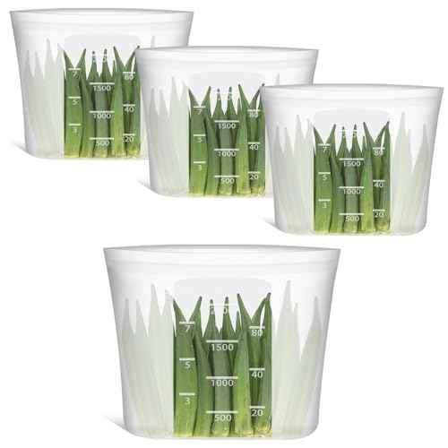 Reusable Food Storage Bags Half (4 Count)