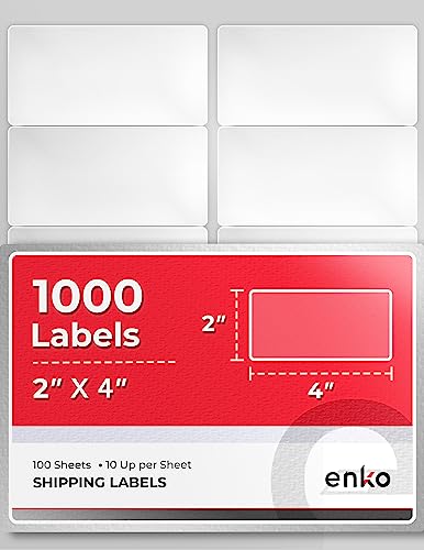 2 x 4 in 1000 Address (1100 Count)